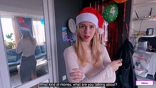 Coal Or Cock? - Santa Fulfills the Wish of a Naughty MILF
