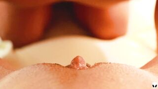 Close up Pussy Eating Big clit licking until Orgasm POV Khalessi 69