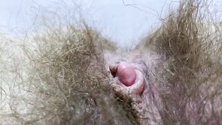 New Hairy Pussy Compilation with big clit
