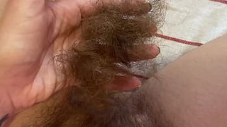 TRIMMING MY SUPER LONG PUSSY HAIR CLOSEUP