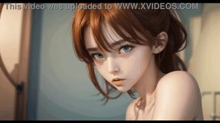 AI generated Asuka Langley asking for a dick