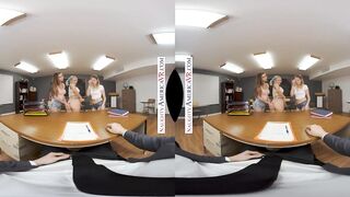 Naughty America - Hot babes persuade the professor to let them leave class early!