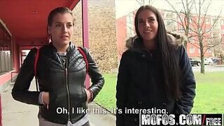 Public Pick Ups - Euro Chick Flashes Ass for Cash starring Eveline Dellai