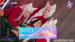 Hard fucking three girls and one dick AliceBong