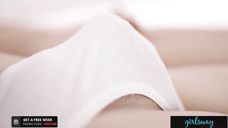 GIRLSWAY Introverted Kristen Scott Learns How To Eat A Pussy