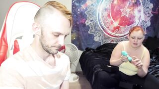 TracyD Clit Sucker and Vibrator Unboxing and Masturbation with Sophia Sinclair and Jasper Spice