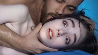 SHY TEEN TRIES DADDY'S BIG COCK - Mind Blowing HARD SEX Leaves Her Whimpering...