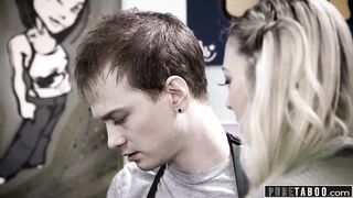 PURE TABOO – Lily Larimar Almost Caught Fucking in Public Cafe