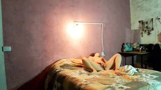 Horny Spanish jerks off