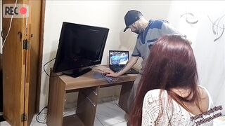 Naughty technician came to fix my computer