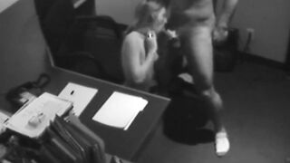 Dick sucking teen slut gets on her knees