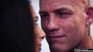 Stepdad banging his bratty stepdaughter