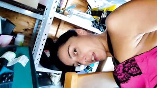 Small weekend jobs, Maya wants to be filled with cum