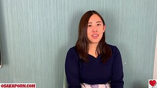 Chika 1. Chubby cute Japanese with big tits talks about her sex experience. Amateur fat Asian enjoys masturbation with fuck toy. BBW POV OSAKAPORN