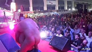 Real Sex party. Horny Brunette vs spanish big dick. By victor bloom