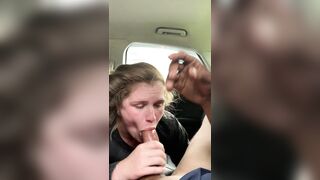 Cheating wife deep throat’s in Walmart parking lot