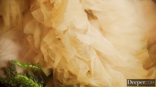 Deeper. Goddess Elena Koshka has intense fantasy threesome