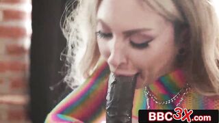 Big Tits Blonde Stripper Fucks Her BBC Boss To Get a Payrise - Skylar Vox