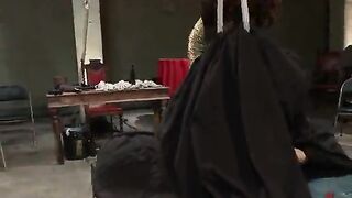 Fucking Her Slutty Holes in Public