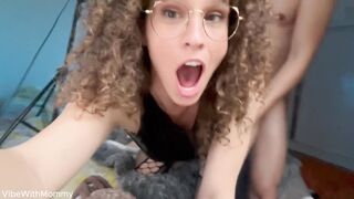 Stepmom Catches You and Says You Have a Nice Cock