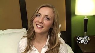 Karla Kush goes all the way in her first porn