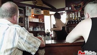 Erotic milf sucking two dicks