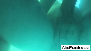 Underwater hidden camera lesbian fun with Alix & Jenna