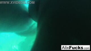 Underwater hidden camera lesbian fun with Alix & Jenna