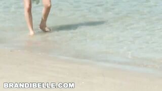BRANDI BELLE - My Friends And I Getting Kinky On The Beach