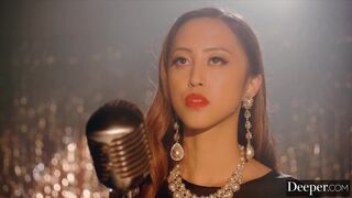 Deeper. Sultry singer Alexia Anders can't resist Anton's BBC