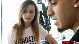 Ruthlessly fucked my tiny teen stepsister after a fight