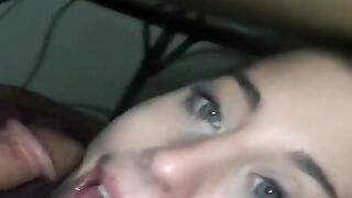 Friend blows me under table