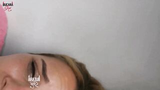 Humiliating my stepsister for a bitch since she eats old people for money
