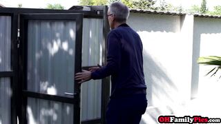 Stepdad finally fucked naughty stepdaughter with small tits Tiffany Tatum