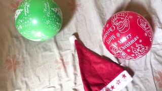 Solo Santa Christmas Day with my Dildo