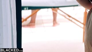 BLACKED Gorgeous coed takes on BBC