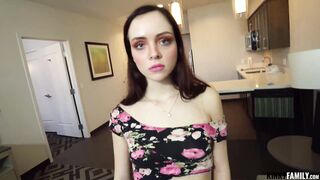 Kinky Family - Spied on stepsis Aliya Brynn & fucked her