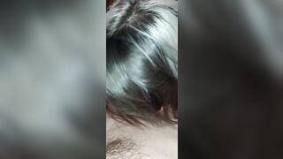 She sucks a cock and gives a blowjob for a good night