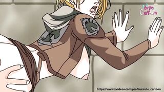Eren frees Annie - last season