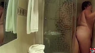 He fucks her ass in the shower. Claudia Marie ctdx