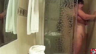 He fucks her ass in the shower. Claudia Marie ctdx