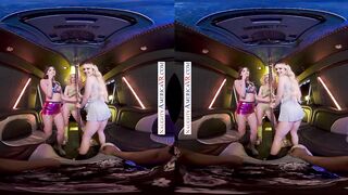 Naughty America - Hot Babes have a foursome after the rave!