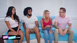 Swap - Marvelous Teen Girlfriends Swap Their Nerdy Looking Stepbros And Swallow Their Cum