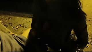 Brunette starts sucking his COCK on the street, and we end up FUCKING in a park