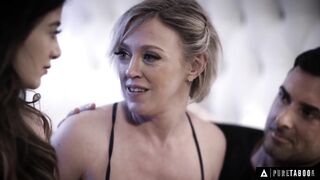 Natalie Brooks Falls For Threesome Seduction