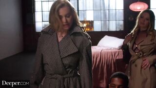 Deeper. Curvy sub Blake offers an eager Lindsay to her Dom