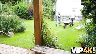 VIP4K. Lawn and Lust with Lucky Bee