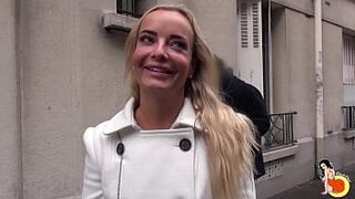 Hot blonde Austrian Victoria Pure having anal party with French meat
