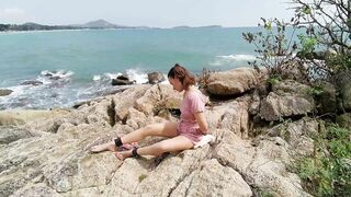 Sofi. Bondage by the sea