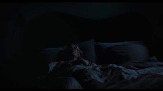 Stunning blonde stepmom seduces a friend in her bedroom